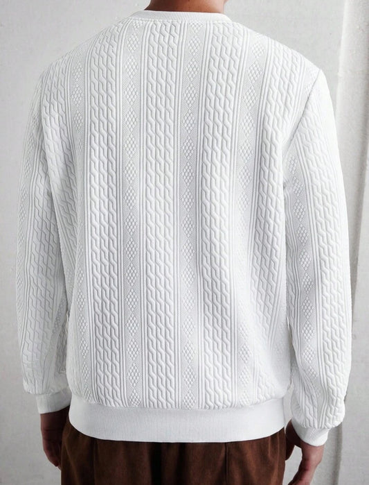 Men's Casual Loose Fit Crew Neck