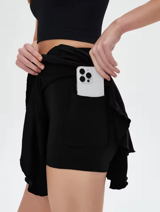 Women's High Waisted Tennis Mini Skirt