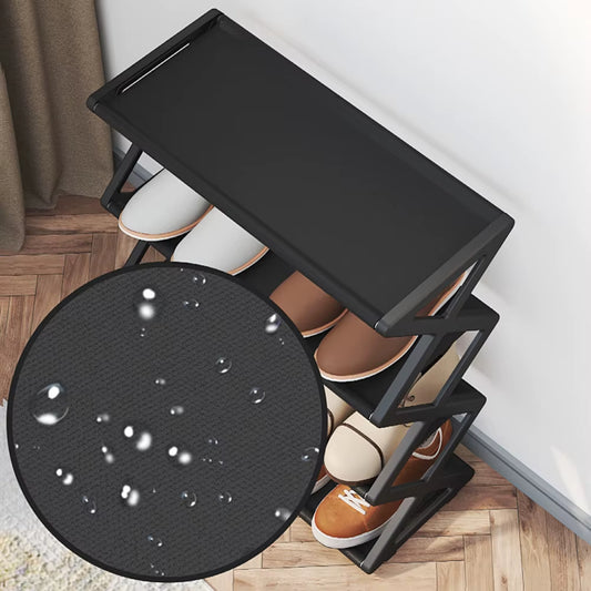 X Shape 4-Layer Shoe Rack
