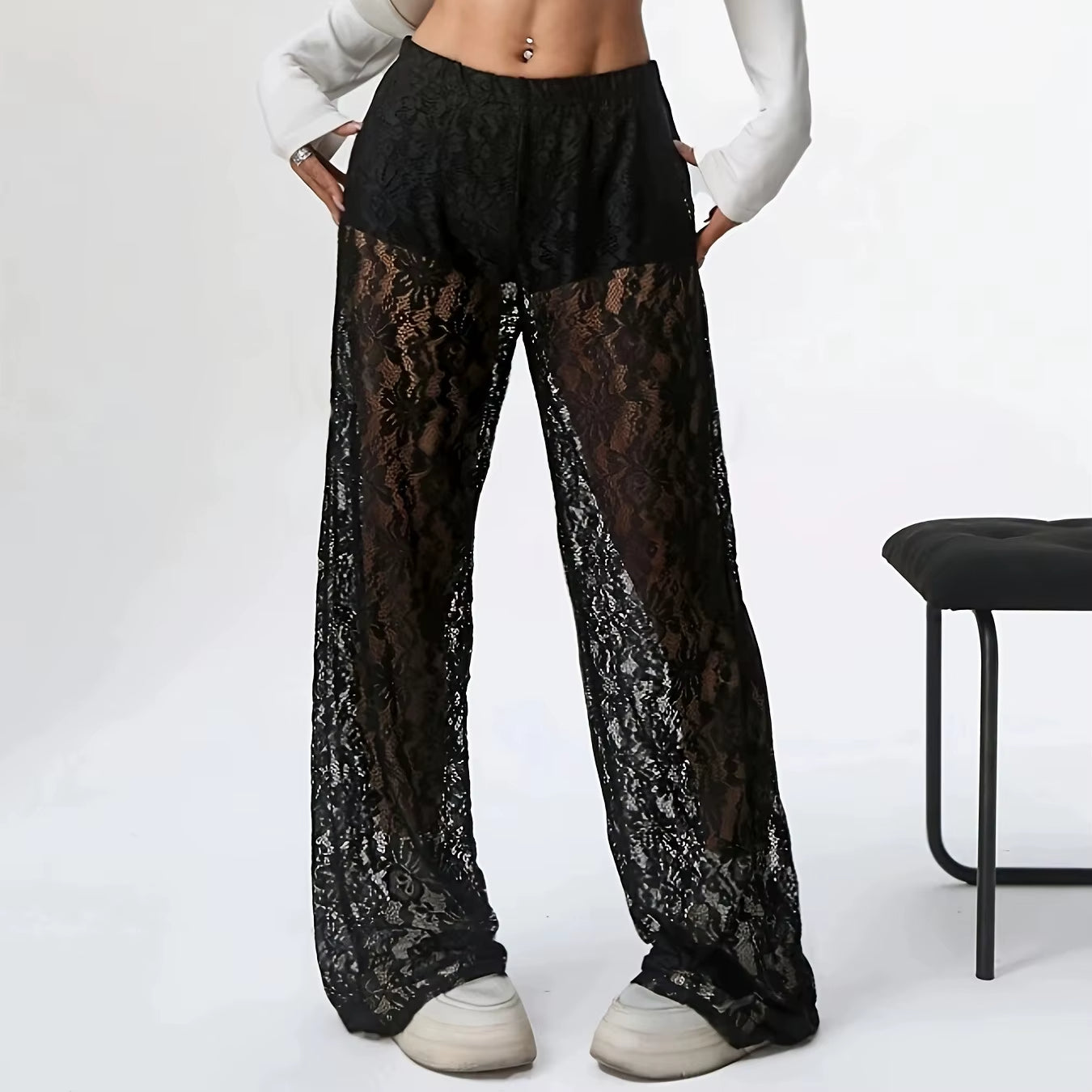 Floral Loose Wide Leg Pants