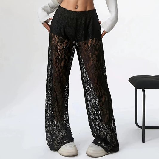 Floral Loose Wide Leg Pants