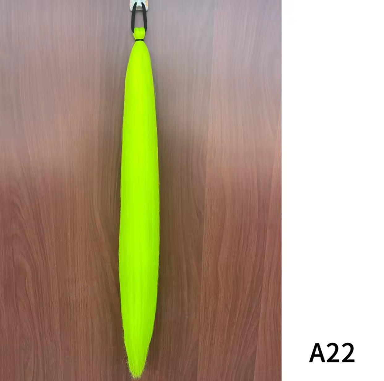 Synthetic Purple Ponytail Extension with Rubber Band