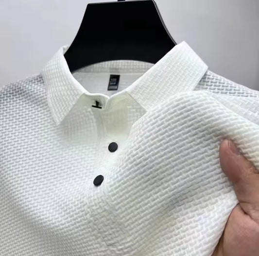 Men's Business Casual Short Sleeved Bone