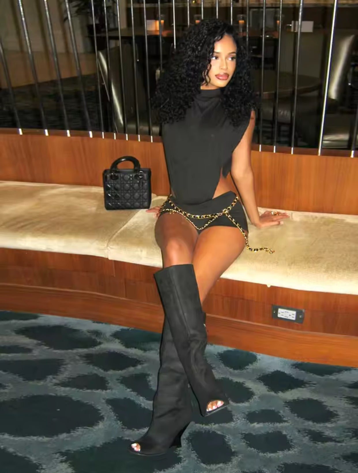 Nibber Stretch Coquette Women 2 Piece Set