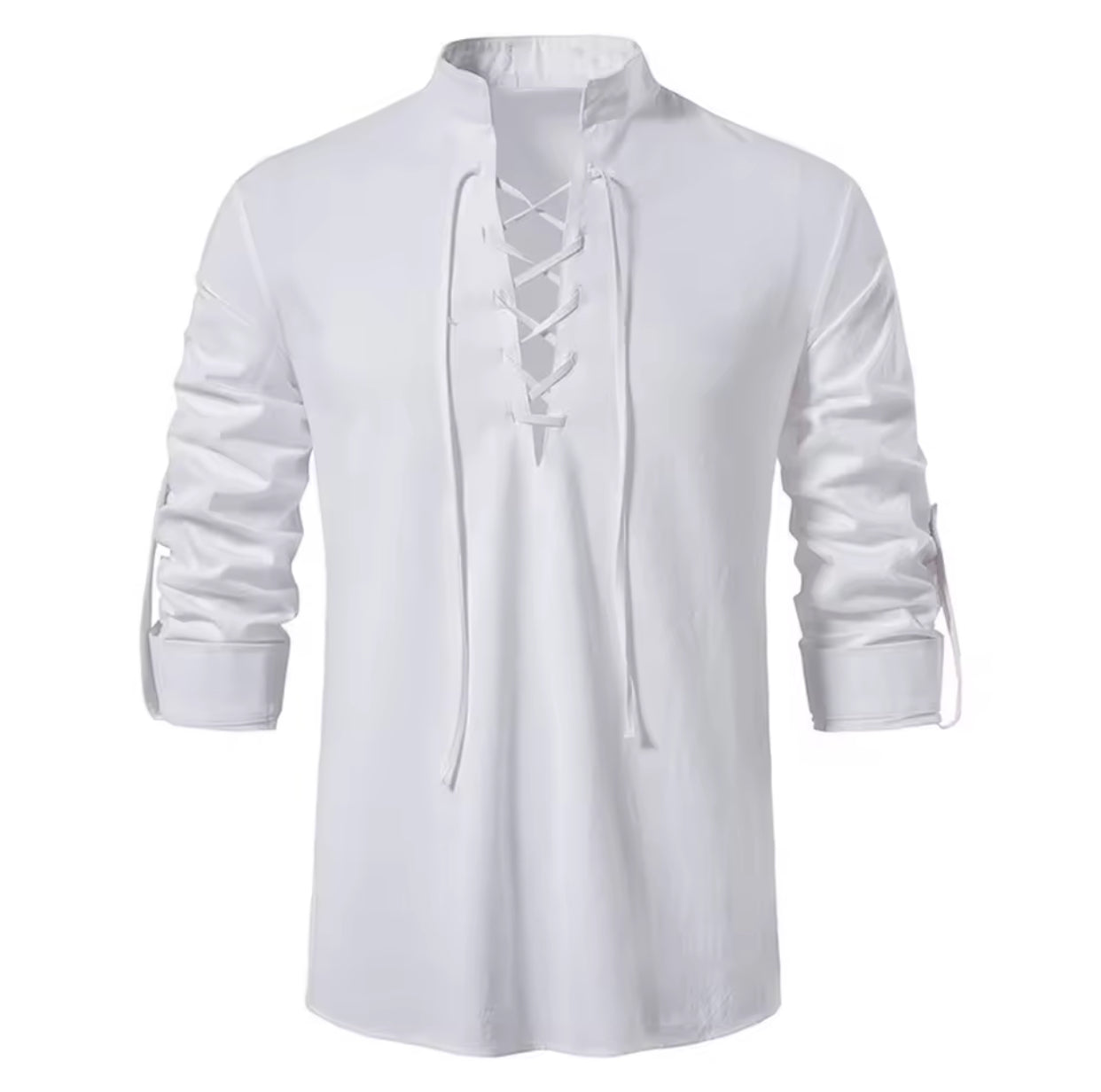 Men's Casual Blouse Cotton Linen Shirt Tops
