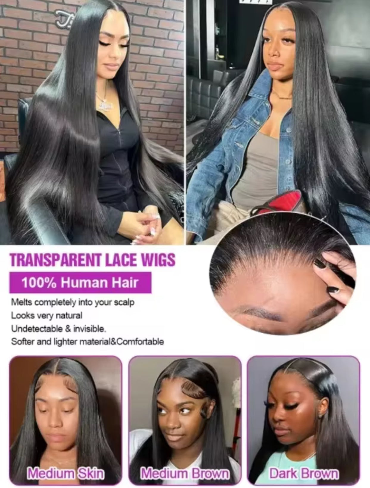 40-46 Inch Bone Straight Lace Frontal Wig 13x4hd Human Hair Wigs 13x6 Hd 200% Density Long Straight Transparent
Lace Frontal Wig