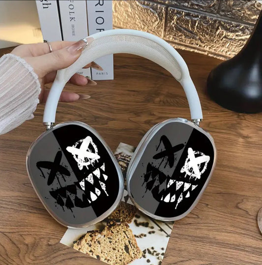 Black and White Teeth Pattern for Max Headphone Case