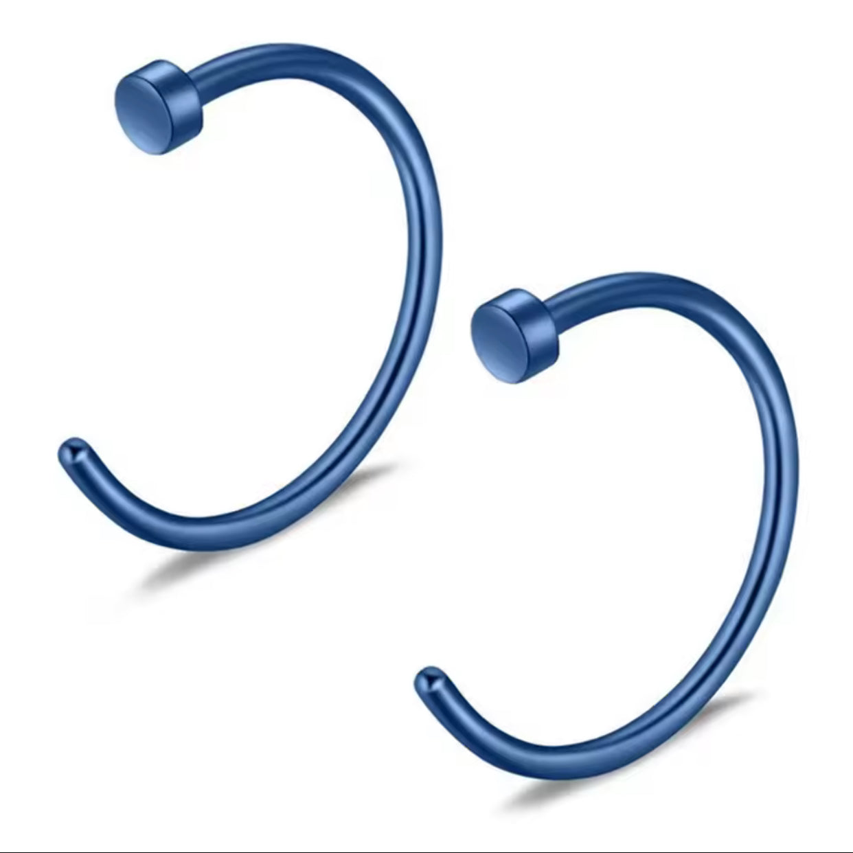 2/10pcs 20G Fake Nose Rings for Women Men,316L
Stainless Steel Clip On Lip Rings Labret Ring Nose Piercing
Jewelry