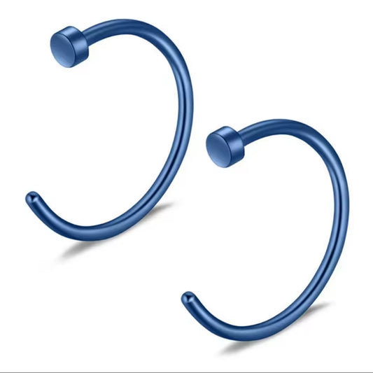 2/10pcs 20G Fake Nose Rings for Women Men,316L
Stainless Steel Clip On Lip Rings Labret Ring Nose Piercing
Jewelry