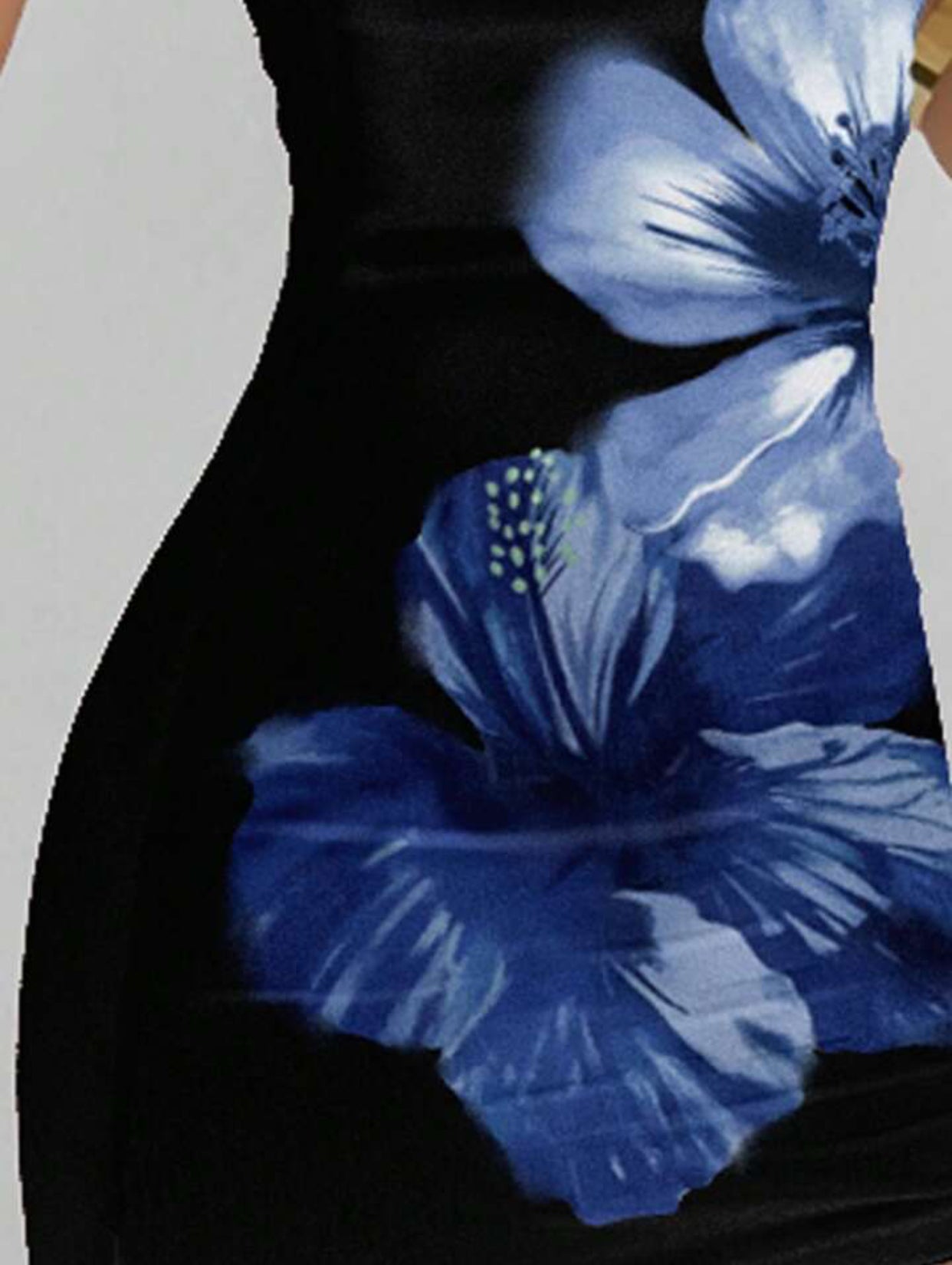 Aloruh Women's Casual Strapless Fitted Mini Graphic Dress