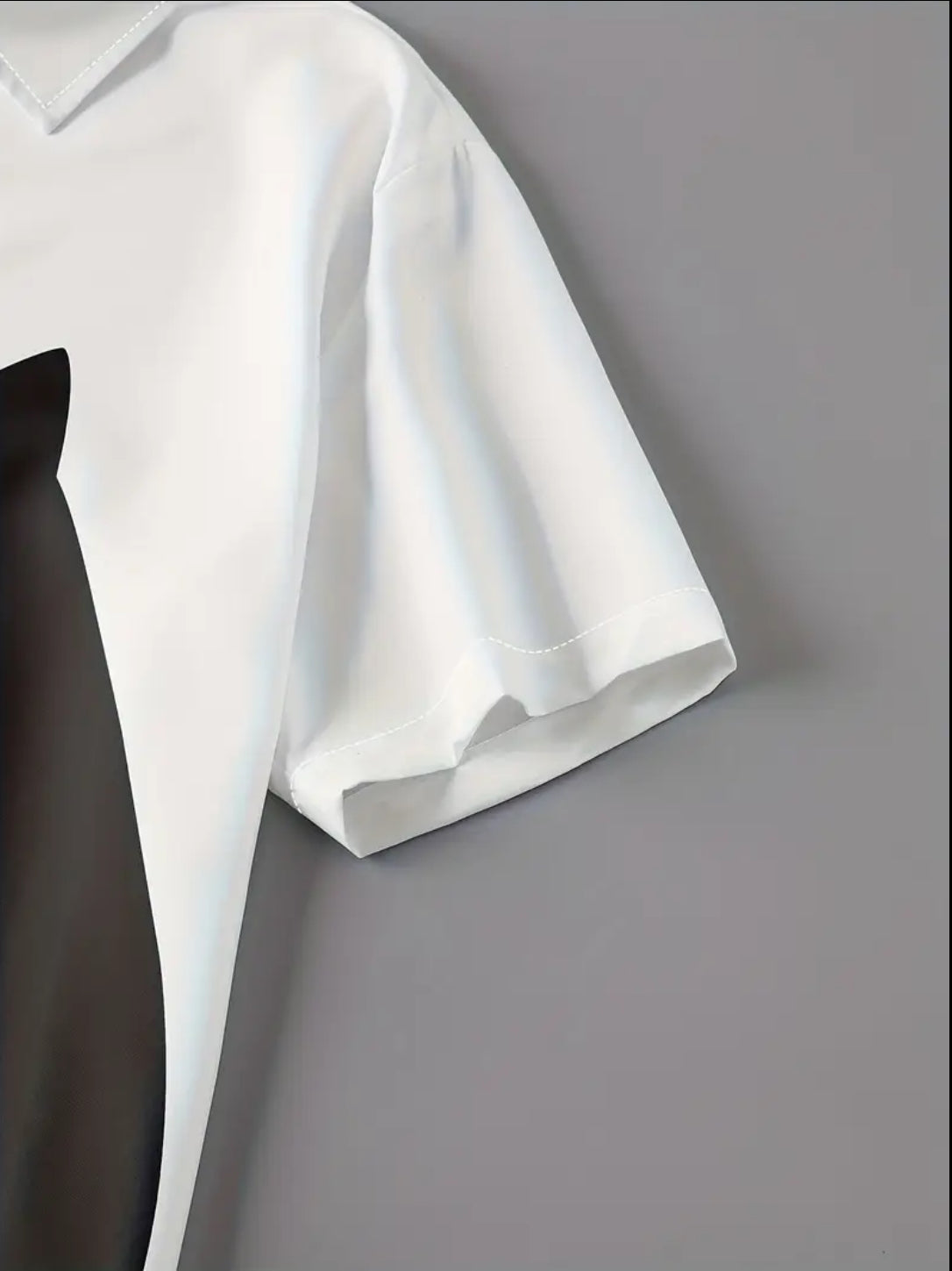 Men'S Casual Short Sleeve Button-Up Shirt