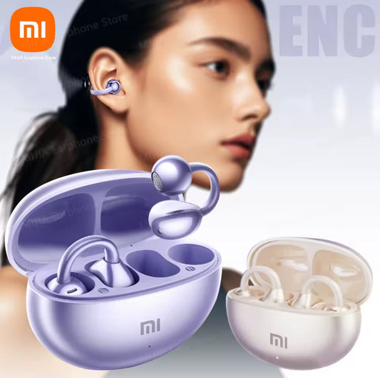 XIAOMI Mijia Wireless Earphone Open Ear M91 Ear ClipENC Headset Bluetooth 5.4 HD Call Touch Control Headphone for Android iOS