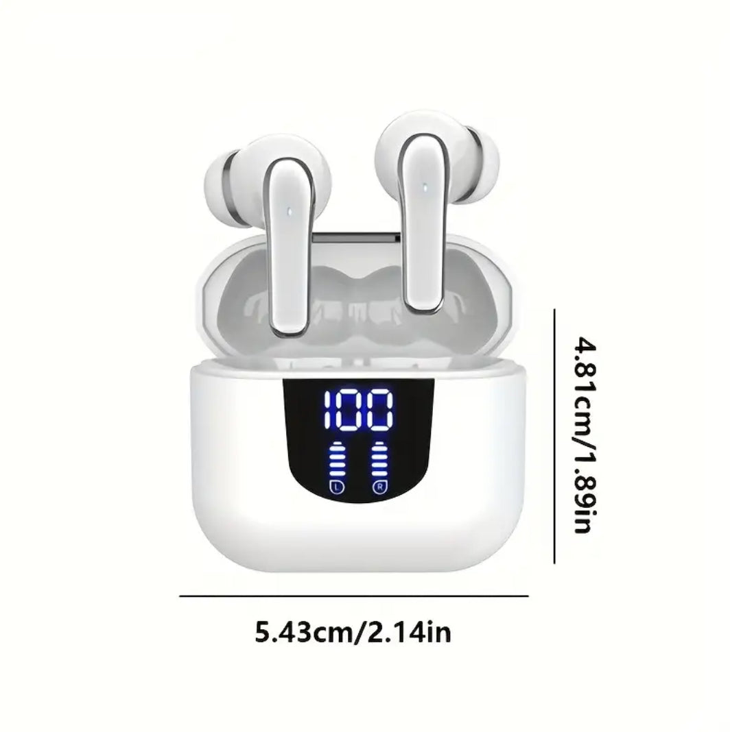 New Wireless Earbuds with Smart Battery Display