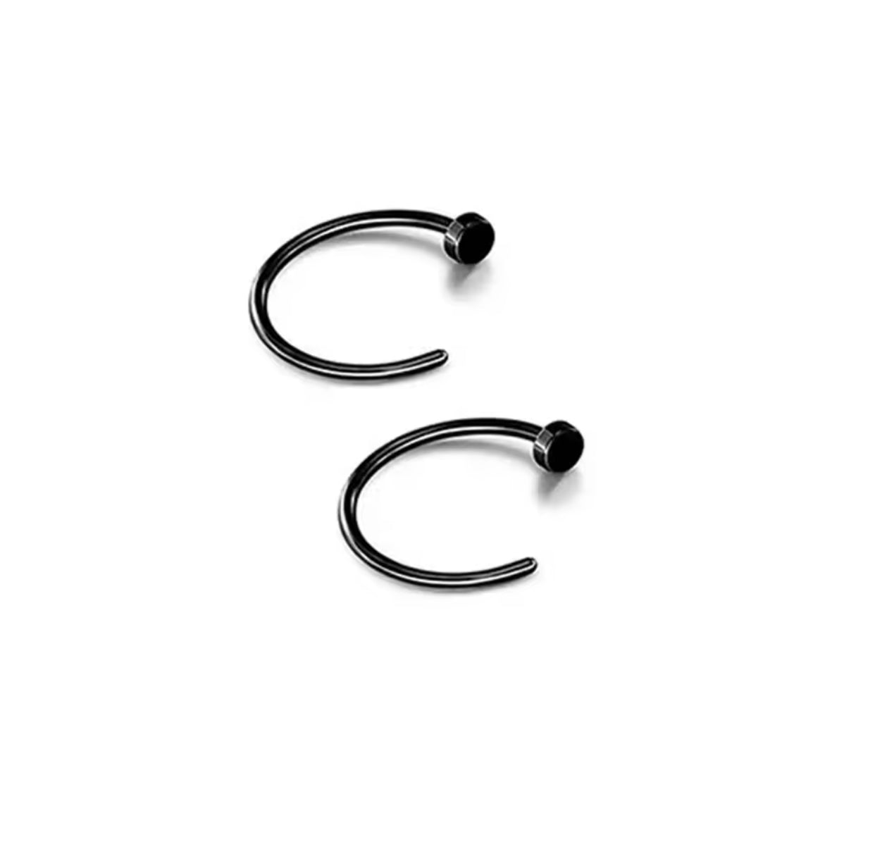 2/10pcs 20G Fake Nose Rings for Women Men,316L
Stainless Steel Clip On Lip Rings Labret Ring Nose Piercing
Jewelry