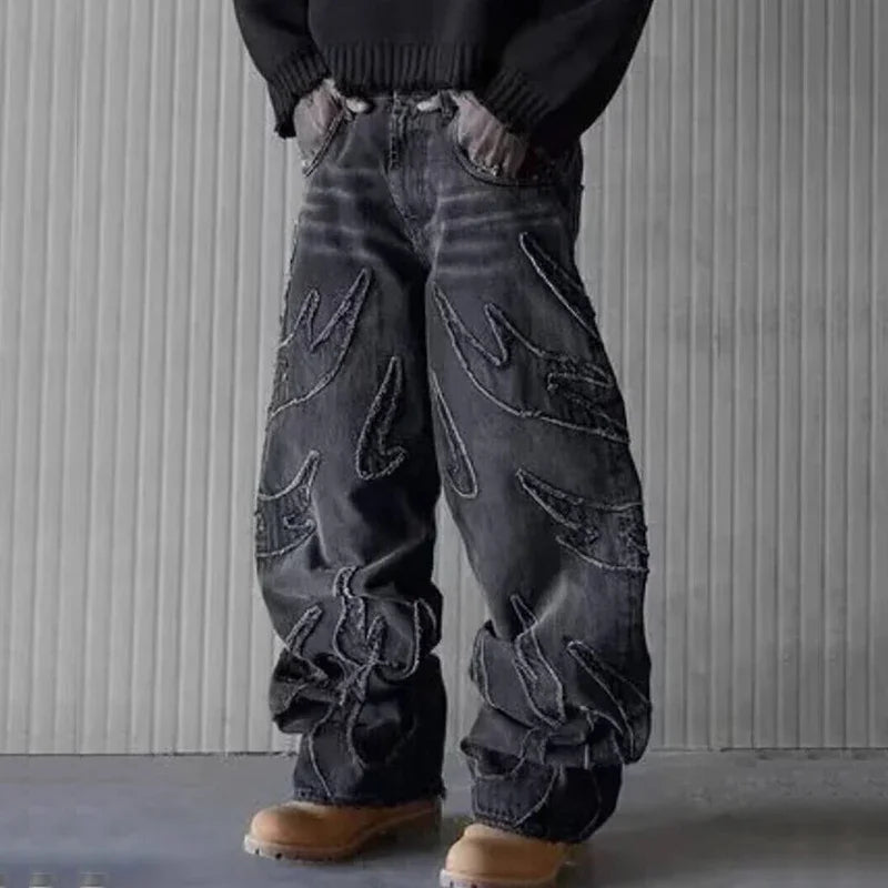Men Baggy Streetwear Jeans