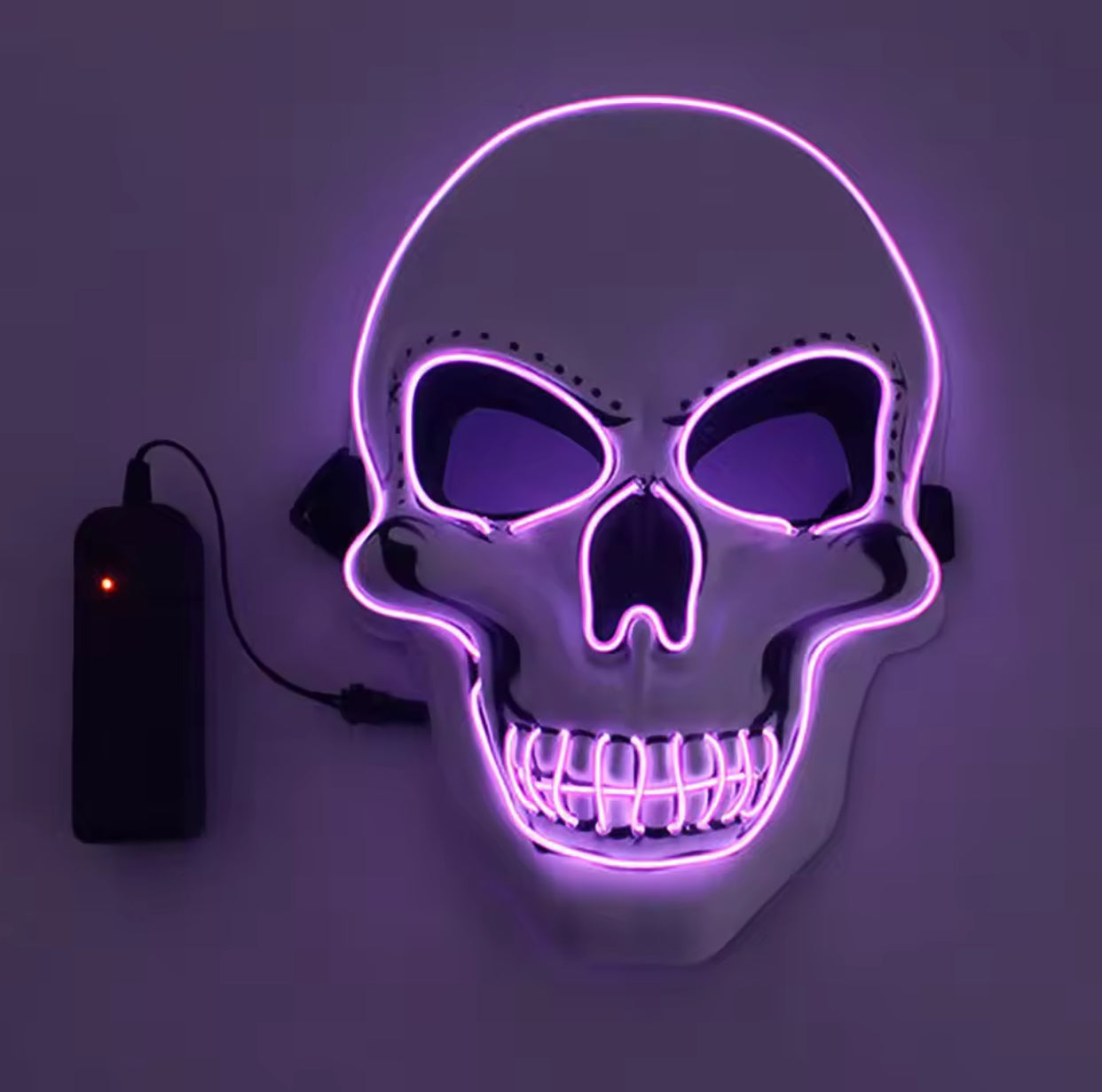 Halloween Horror Skull Mask LED Cold Light Mask LED