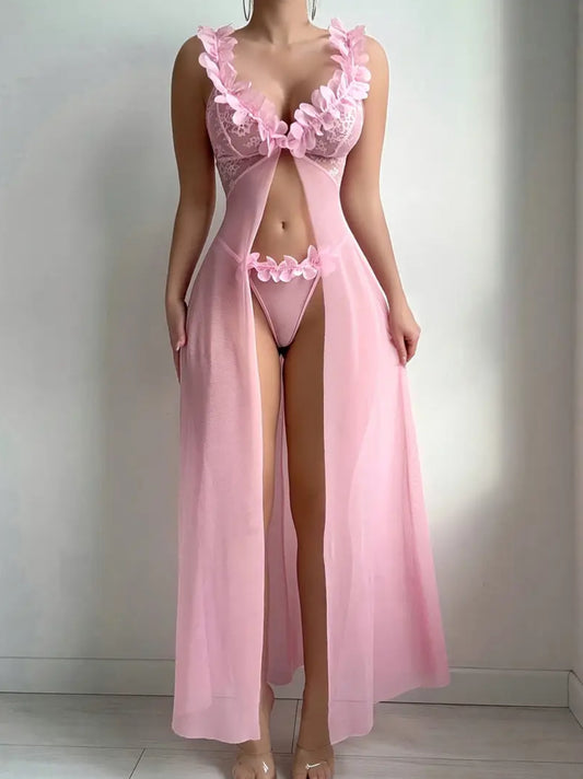 2 Sets Of Europe And The United States Sexy Love Interest Pajamas