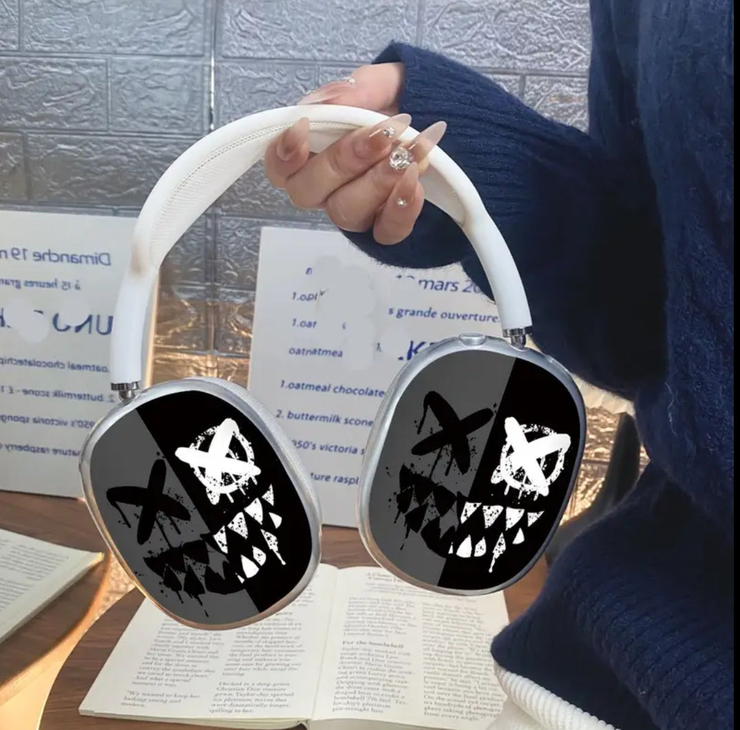 Black and White Teeth Pattern for Max Headphone Case