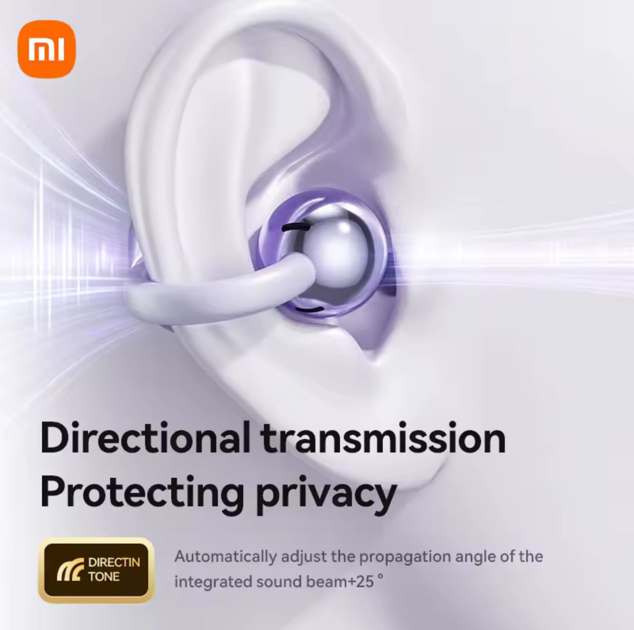 XIAOMI Mijia Wireless Earphone Open Ear M91 Ear ClipENC Headset Bluetooth 5.4 HD Call Touch Control Headphone for Android iOS