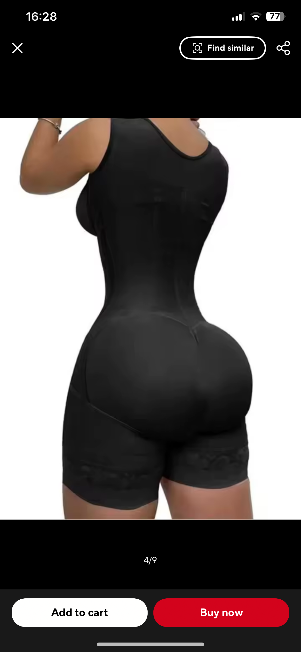 Women's Lace-Trimmed Shapewear Bodysuit