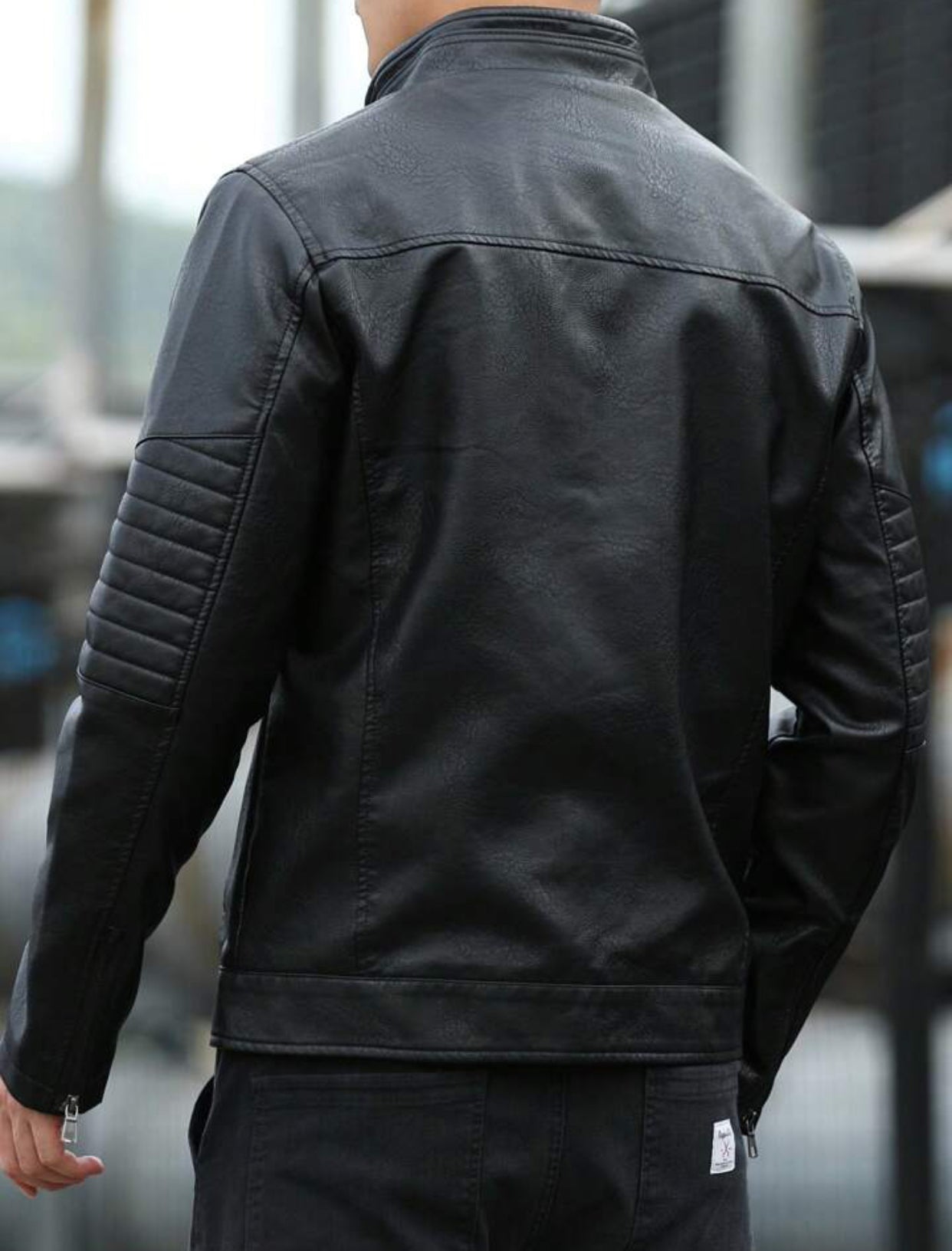 Men's Fashion Leather Rave Jacket
