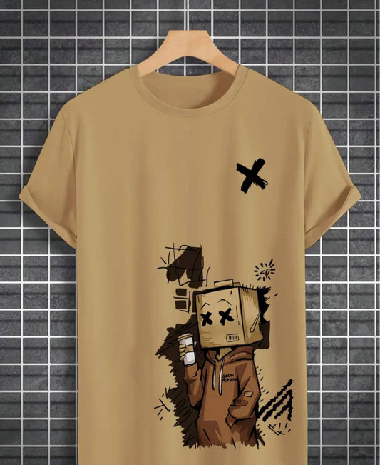 Men's Casual T-shirt Khaki