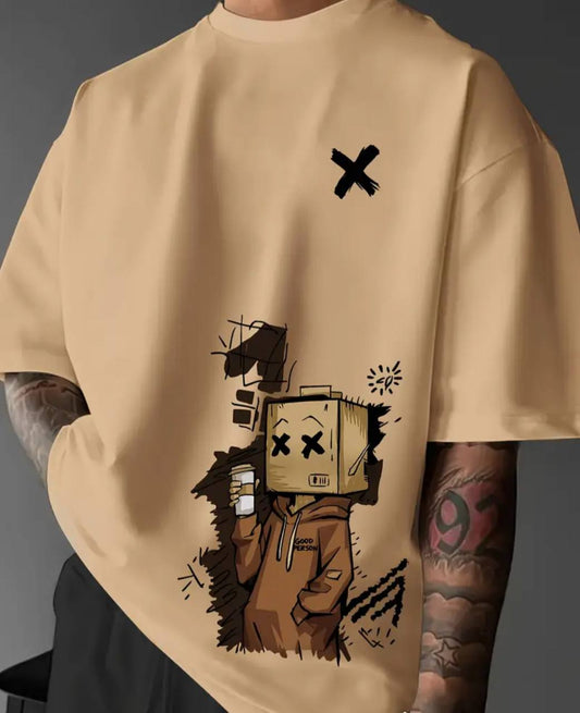 Men's Casual T-shirt Khaki