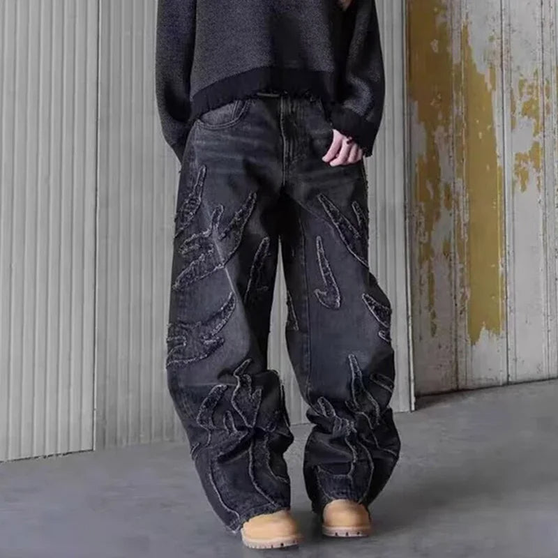 Men Baggy Streetwear Jeans