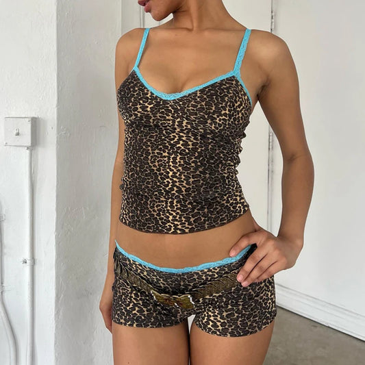 Leopard Print 2 Piece Set