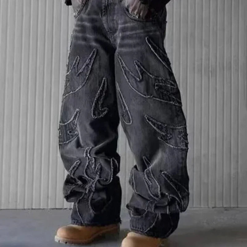 Men Baggy Streetwear Jeans