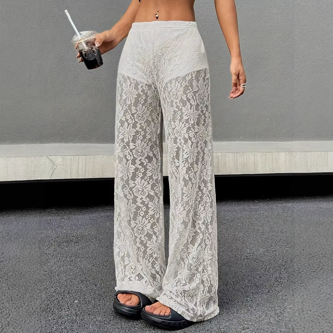 Floral Loose Wide Leg Pants