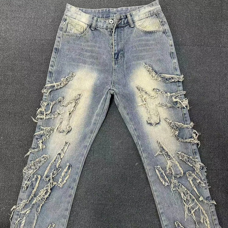 Men Baggy Streetwear Jeans