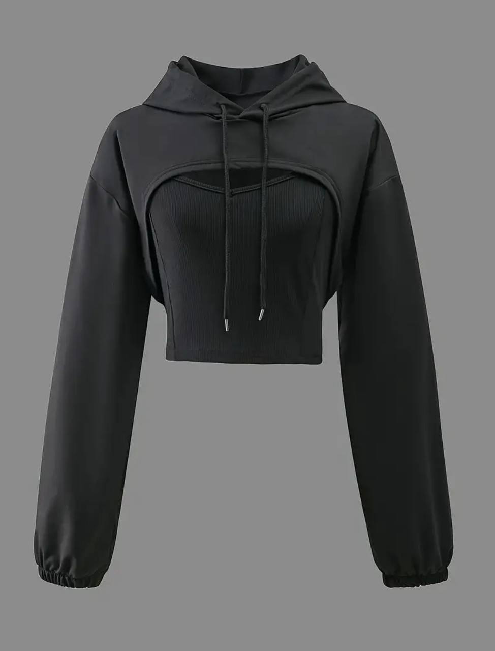 Y2K Solid Color American Style Hoodie